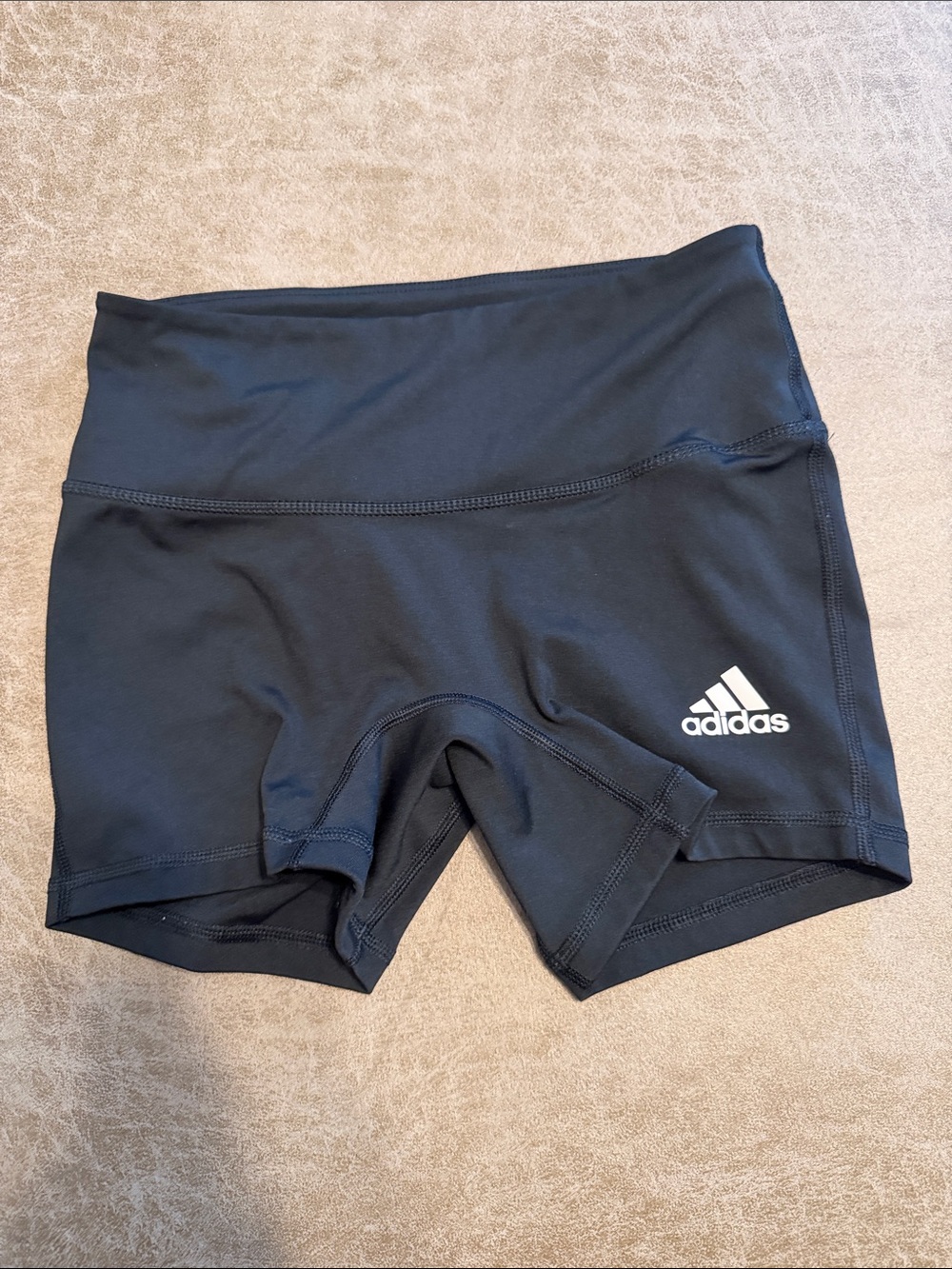 adidas Women's Black Compression Bike Shorts with Logo